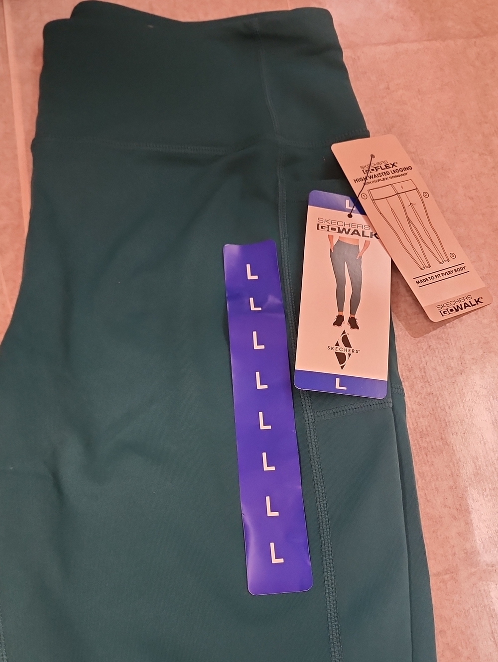 Skechers GOwalk High-Rise Leggings - Teal Green